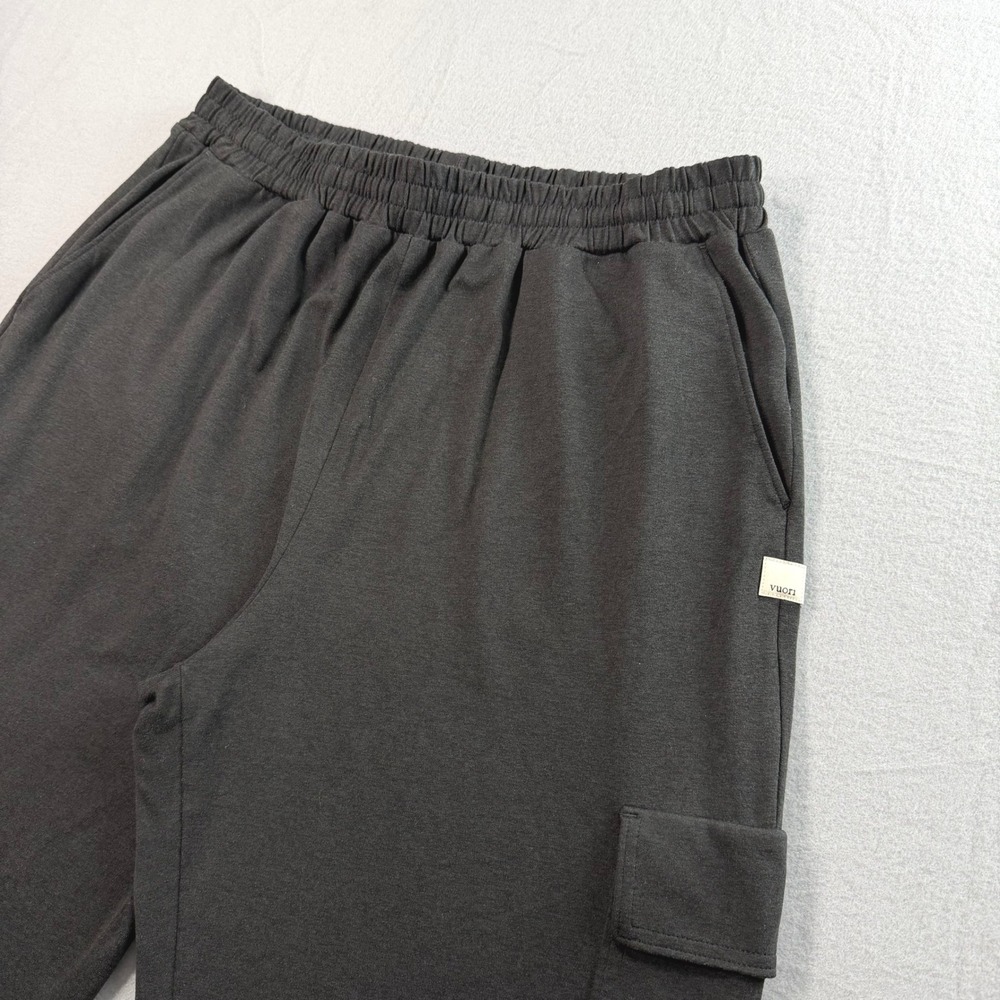 Vuori Black Heather Performance Cargo Joggers Mens Medium - Picture 3 of 6